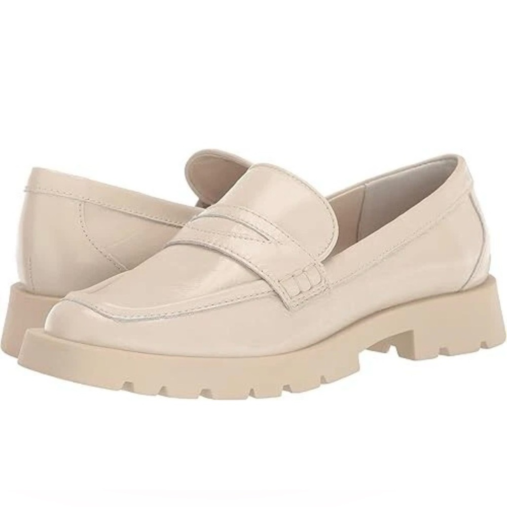 Dolce Vita Cream Chunky Lug Sole Loafers